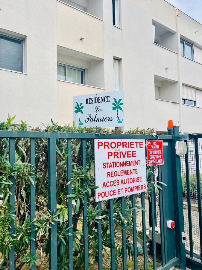 Les Palmiers - Appartement Avec Piscine Proche Plages - Wifi Et Clim أنتيب المظهر الخارجي الصورة
